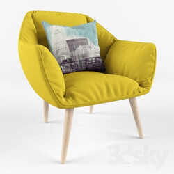 Arm chair - Yellow loft chair 