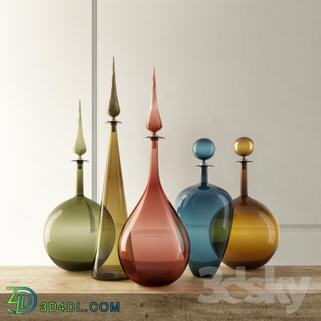 Vase - JOE CARIATI Glass Bottles