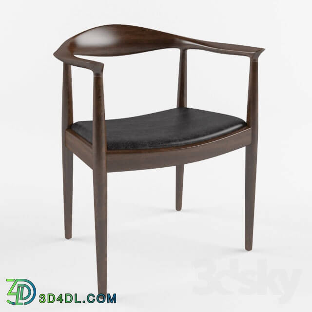 Chair - Chair black wood