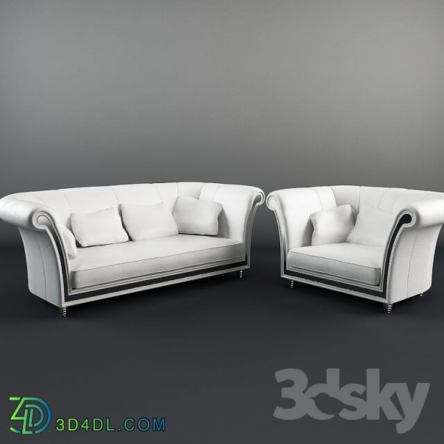 Sofa - Sofa _ armchair style artdeco