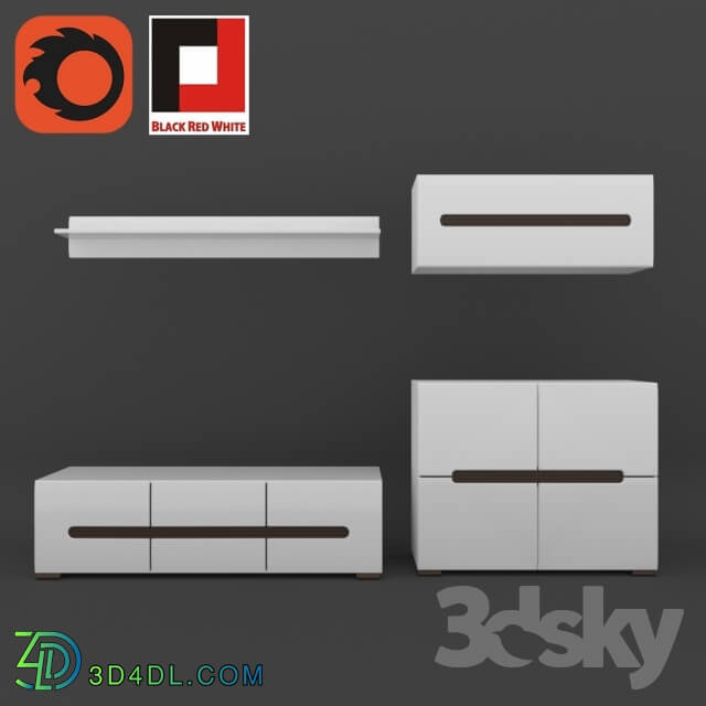 Sideboard _ Chest of drawer - Modular system Azteca BRW