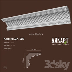 Decorative plaster - DK-228 154h150mm 