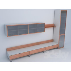Wardrobe _ Display cabinets - the wall of the WK 