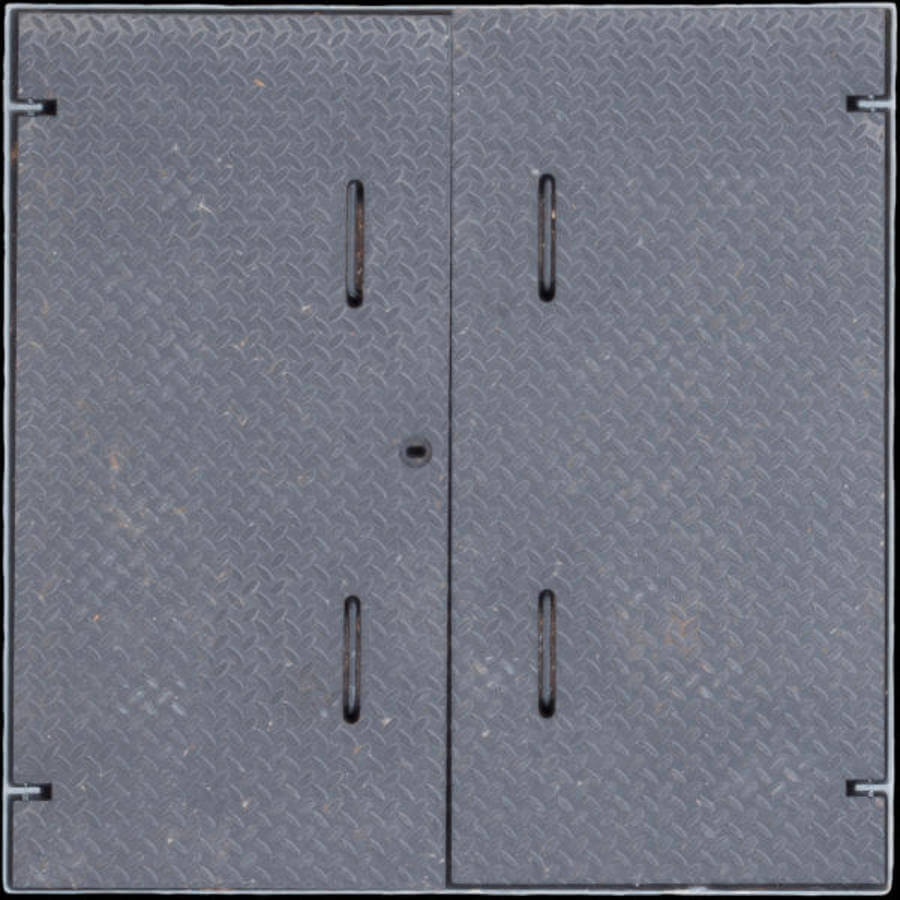City Street Diamond Plate Doors (001)