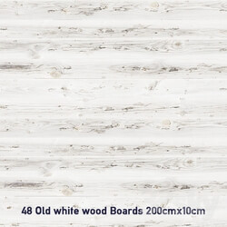 Floor coverings - 48 Old White Wood Planks Textures 