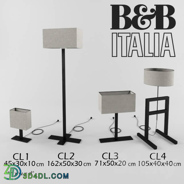 Floor lamp - B _amp_ B Leukon AC Collection