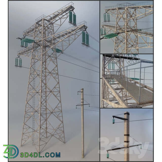 Other architectural elements - Power transmission line