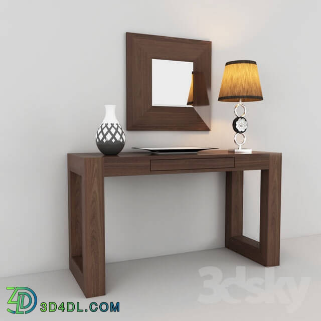 Table - modern wooden console