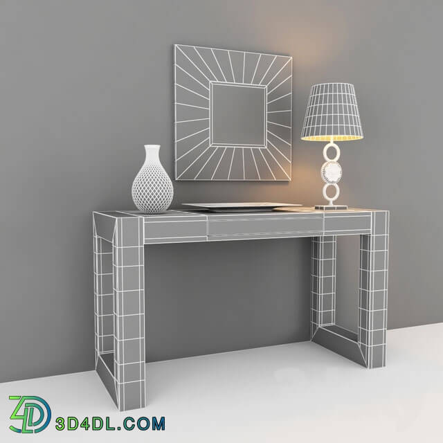 Table - modern wooden console