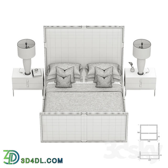 Bed - Bed - HOLLAND The Sofa _ Chair Company Luxury bed