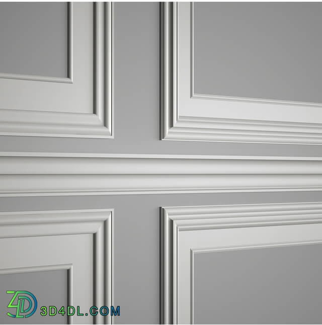 Decorative plaster - Moldings on the walls