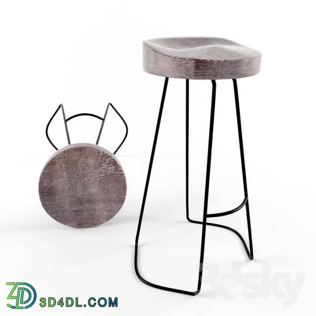 Chair - bar wood stool