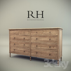 Sideboard _ Chest of drawer - LOUIS XVI 10-DRAWER DRESSER 