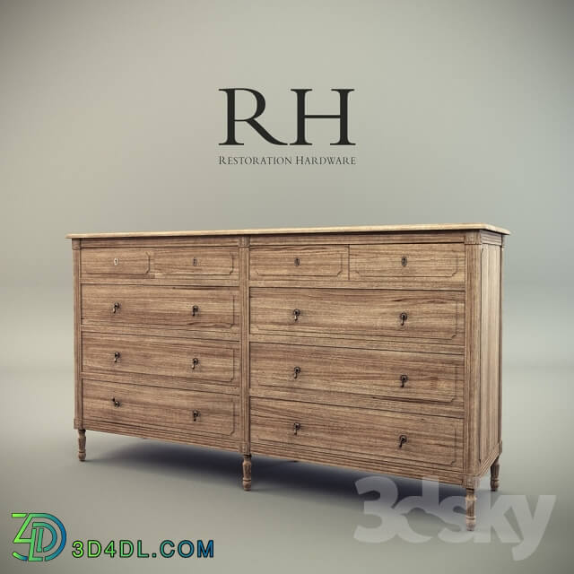 Sideboard _ Chest of drawer - LOUIS XVI 10-DRAWER DRESSER