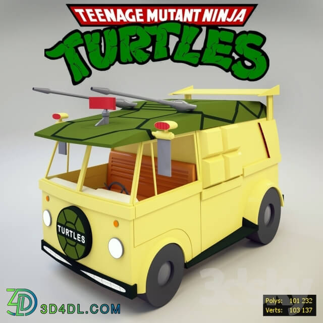 Toy - Van Ninja Turtles - Teenage Mutant Ninja Turtles