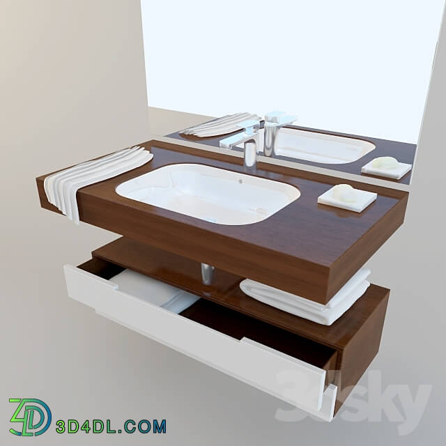 Bathroom furniture - Set for bath Duravit Happy D2