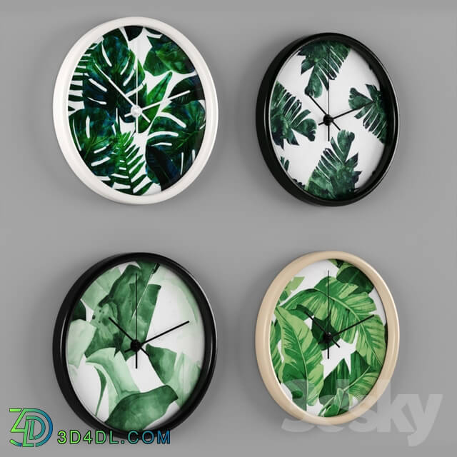 Other decorative objects - Watch set 01 _ Leaf Watercolor