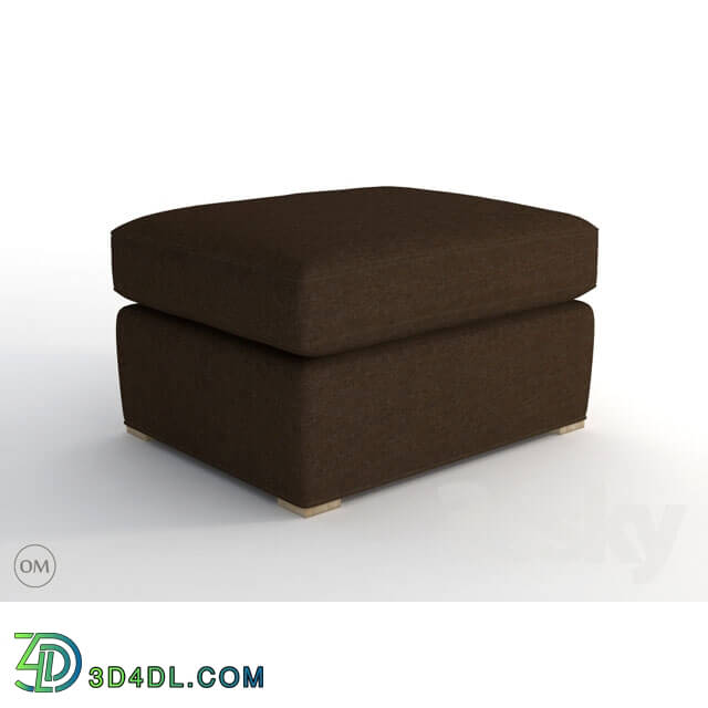 Other soft seating - Winslow ottoman brown 7801-1112-2