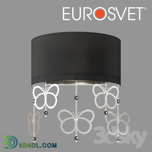 Wall light - OM Wall lamp with black shade Bogate__39_s 287_2 Papillon
