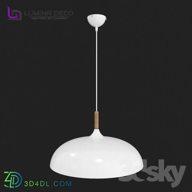 Ceiling light - _OM_ Pendant lamp Lumina Deco Versi white LDP 7899 _WT_