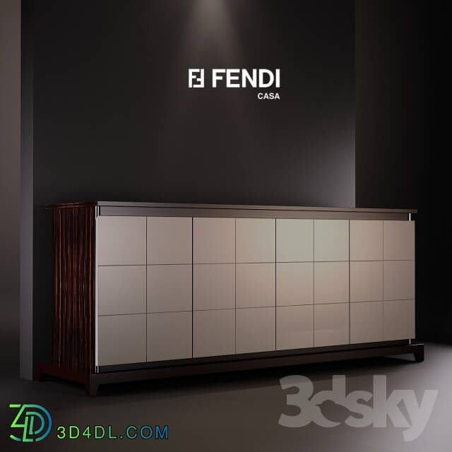 Sideboard _ Chest of drawer - Fendi CASA - Goatsking