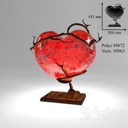 Table lamp - Heart 