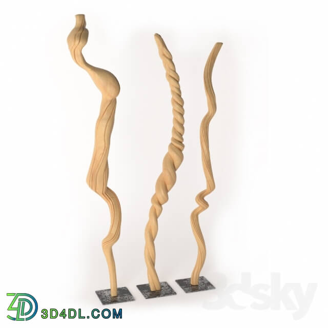 Other decorative objects - Decor grape roots