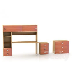 Full furniture set - children_s Rainbow 