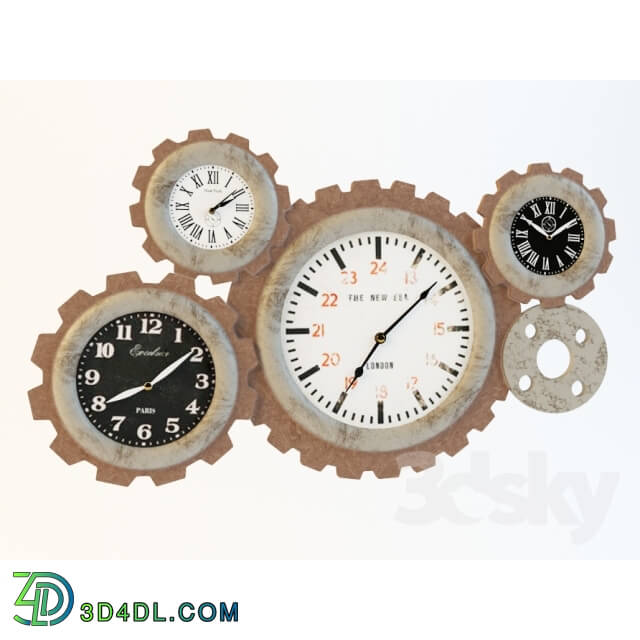 Other decorative objects - wooden clock DB002441