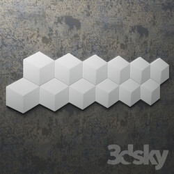 3D panel - Wall panel ARSTYL CUBE 