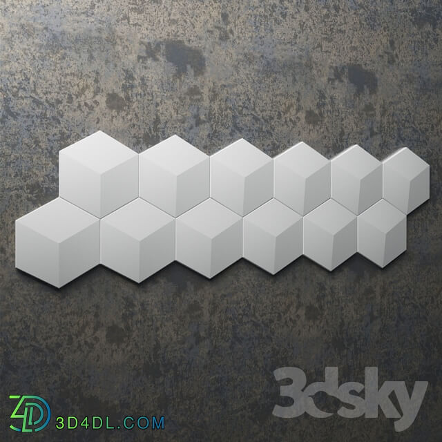 3D panel - Wall panel ARSTYL CUBE