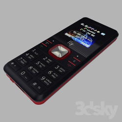 Phones - Fly DS105 Duos _black _ red_ 