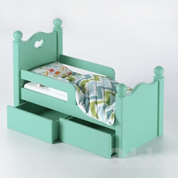 Bed - Cot with drawers 
