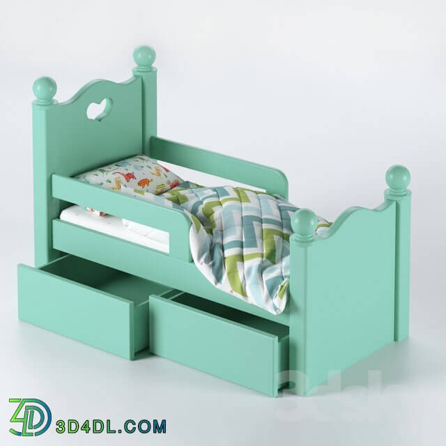 Bed - Cot with drawers