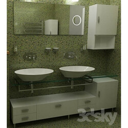 Bathroom furniture - Sink Lupi Ovo 61h44h15 