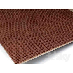 Floor coverings - leather tiles 