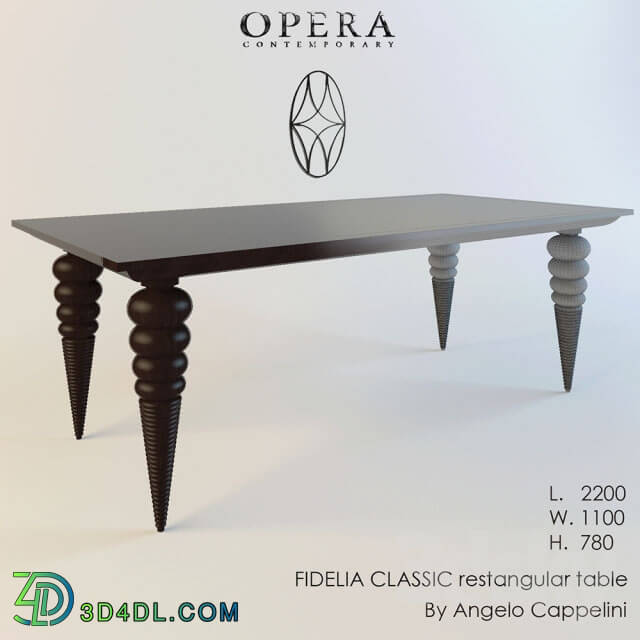 Table - Table Opera by Angello Cappellini