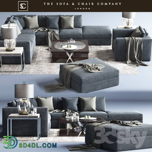 Sofa - Braque Large Sofa_Concave Brass_Horizon Square_Carpet_The sofa and chair company