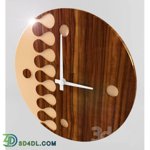 Other decorative objects - Watch Big Drip Modern Wall Clock