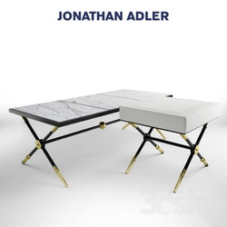 Table _ Chair - Stool Rider Bench and cocktail table Rider Cocktail Table Jonatan Adler 