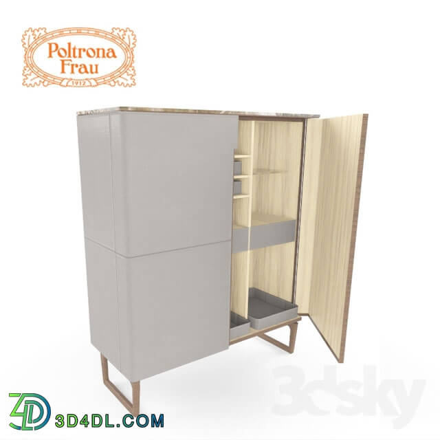 Wardrobe _ Display cabinets - Poltrona Frau - Fidelio High Cabinet