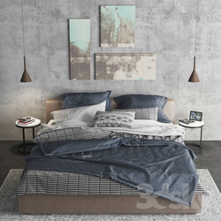 Bed - Meridiani Louis bed 