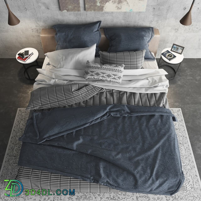 Bed - Meridiani Louis bed