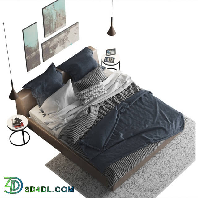 Bed - Meridiani Louis bed