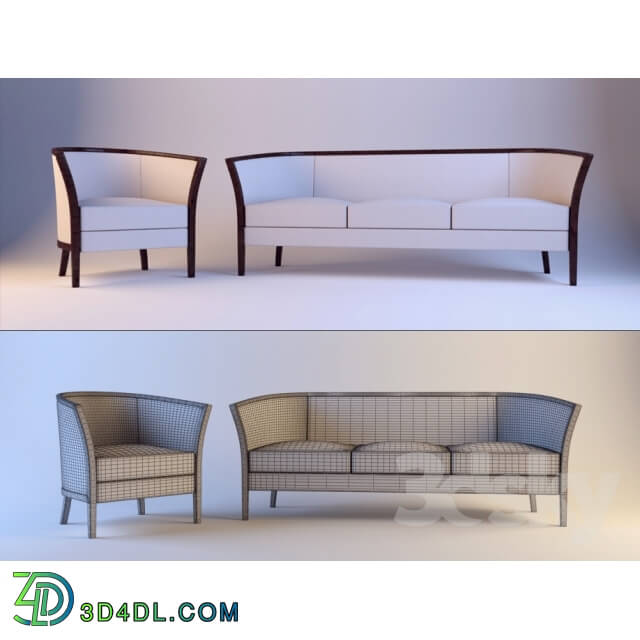 Sofa - Sofa with armchair