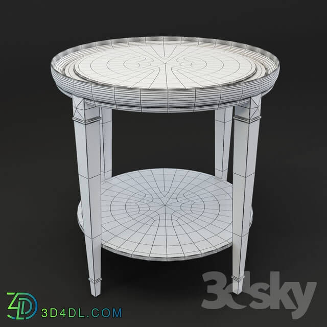 Table - OM Front table FratelliBarri MODENA in finish beige lacquer _Beige B__ FB.ST.MD.16