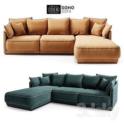 Sofa - The IDEA Modular Sofa SOHO _item 803-805-814_ 
