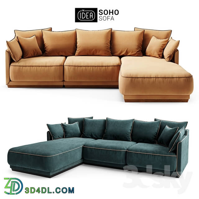 Sofa - The IDEA Modular Sofa SOHO _item 803-805-814_