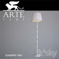 Floor lamp - Floor lamp ArteLamp A3400PN-1WH 