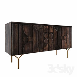 Sideboard _ Chest of drawer - Pictograph Buffet _58 __ - Carbon 